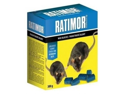 Jed na myši Ratimor parafínový blok 300g