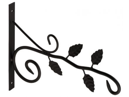 Držák závěsn. květináče kov - větvička černý