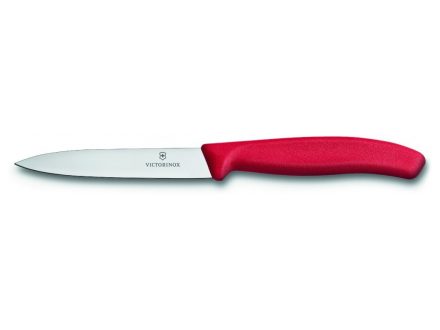 Foto - Nůž kuchyňský na zeleninu Victorinox 10cm červená