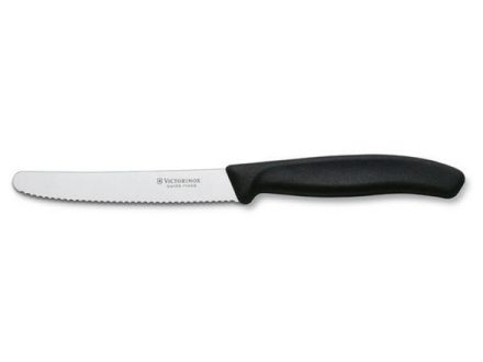 Foto - Nůž kuchyňský na rajče Victorinox 11cm černá