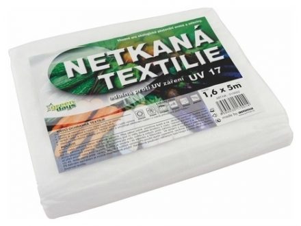 Foto - Textilie netkaná 17g bílá 1,6x 10m