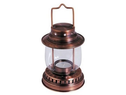 Foto - Lampa na svíčku čajovou 190mm Cu-patina