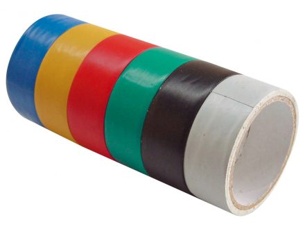 Foto - Páska izolační PVC š.19mmx3m sada 6ks různ.barev