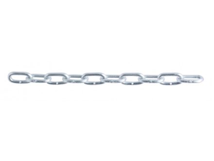 Řetěz krátký článek DIN5685A Zn žár. 3x16mm 60m