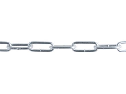 Řetěz dlouhý článek DIN5685C Zn žár.5x35mm 32m