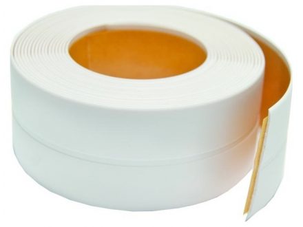 Páska na vany kuchyňské linky PVC š.40mmx2,4m bílá