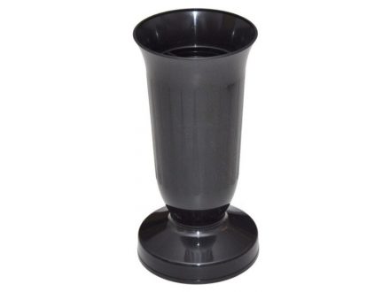 Váza hřbit.s těžítkem UH černá
