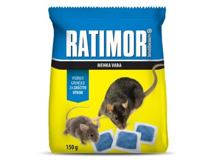 Jed na myši Ratimor měkká nástraha 150g,v sáčku
