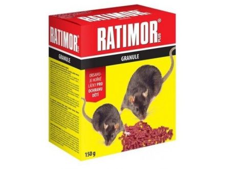 Jed na myši Ratimor granule 150g,v krabičce