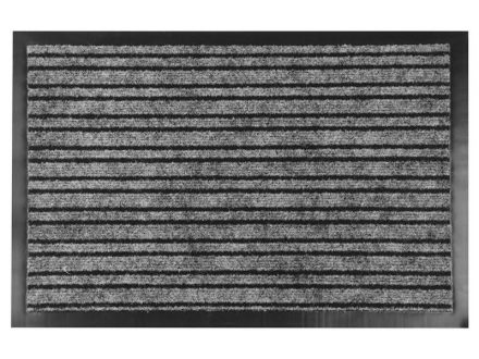 Rohož koberec+guma BlackWhite 40x60cm