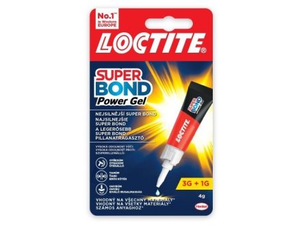 Lepidlo vteřinové LOCTITE SUPER BOND Power Gel 4g