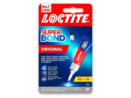 Lepidlo vteřinové LOCTITE SUPER BOND Original 4g