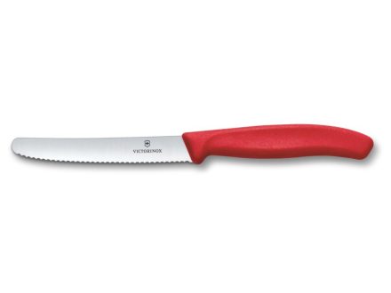 Nůž kuchyňský na rajče Victorinox 11cm červená