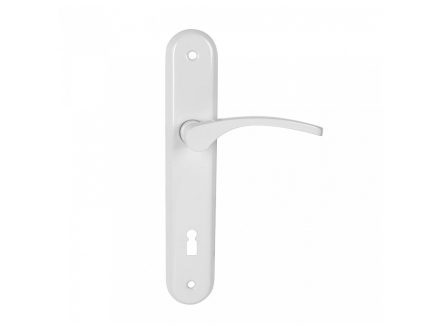 Foto - Kování dveřní LAURA 90 klíč bílá