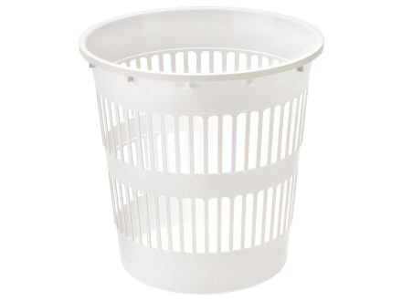 Koš odpadkový na papír UH 12L kulatý bílá