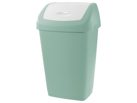 Koš odpadkový výklopný UH AURORA 9L zeleno/bílá