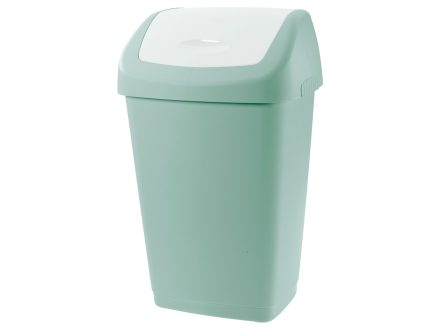 Koš odpadkový výklopný UH AURORA 25L zeleno/bílá