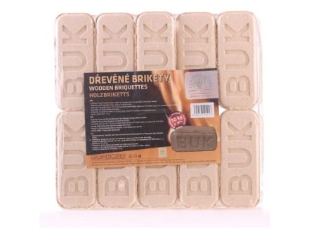 Foto - Brikety dřevěné cihličky BUK 10kg