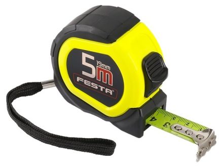 Foto - Metr svin.MAGNETIC 5m š.25mm pouzdro ABS/guma
