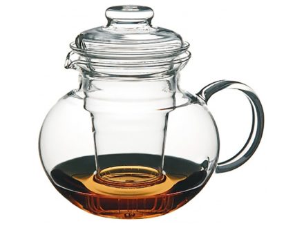 Konvice sklo var. EVA 1L celoskleněná s filtrem