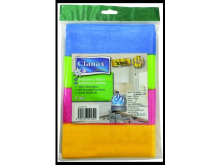 Foto - Utěrka mikrovlákenná 30x30cm SONIC 4ks