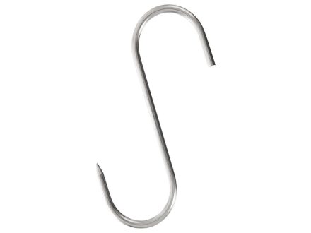 Hák řeznický ner. 80x4mm 25ks