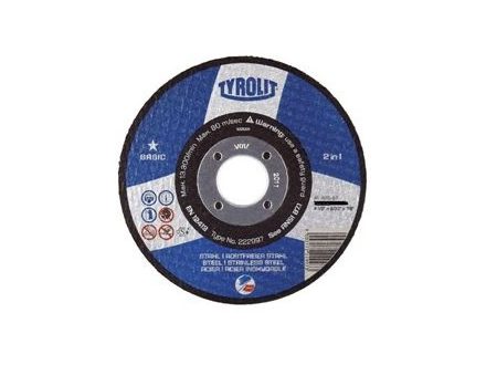 Foto - Kotouč řezný flex 2v1 ocel,nerez T41 115x1,6x22,2