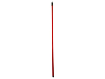 Hůl kov.jemný závit 120cm červená