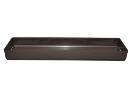 Miska pod truhlík 40cm hnědá