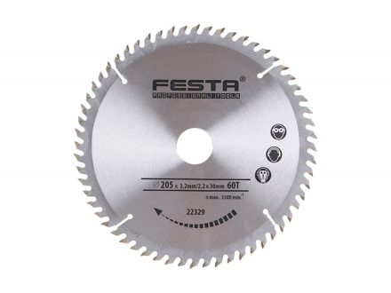 Kotouč pilový na dřevo SK 205x3,2x30mm 60zubů