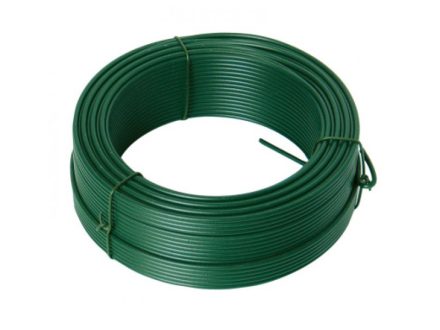 Drát napínací PVC 3,4mm zelený 78m