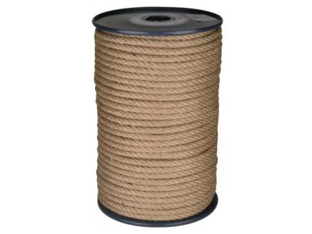 Lano stáčené přírodní 10mm 100m cívka