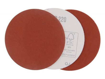 Papír brusný výsek suchý zip 125mm zr.220 3ks