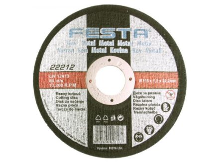 Kotouč řezný kov FESTA 150x1,2x22,2mm
